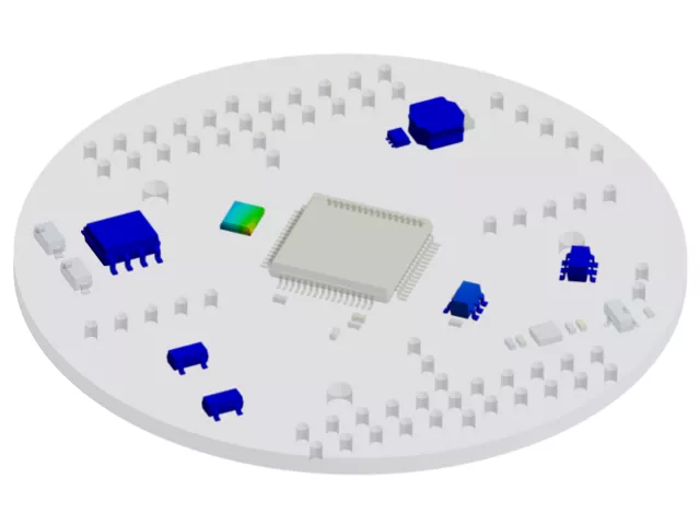 Thermal analysis of an electronic device